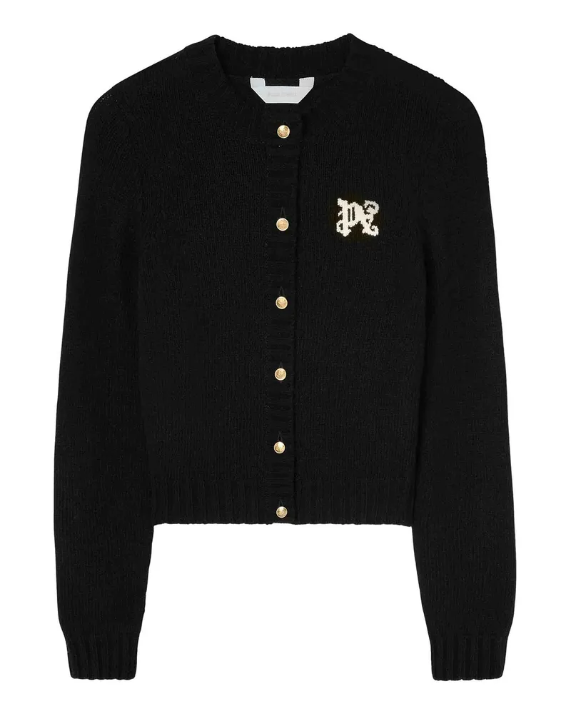 Palm Angels Cardigan - Schwarz Schwarz