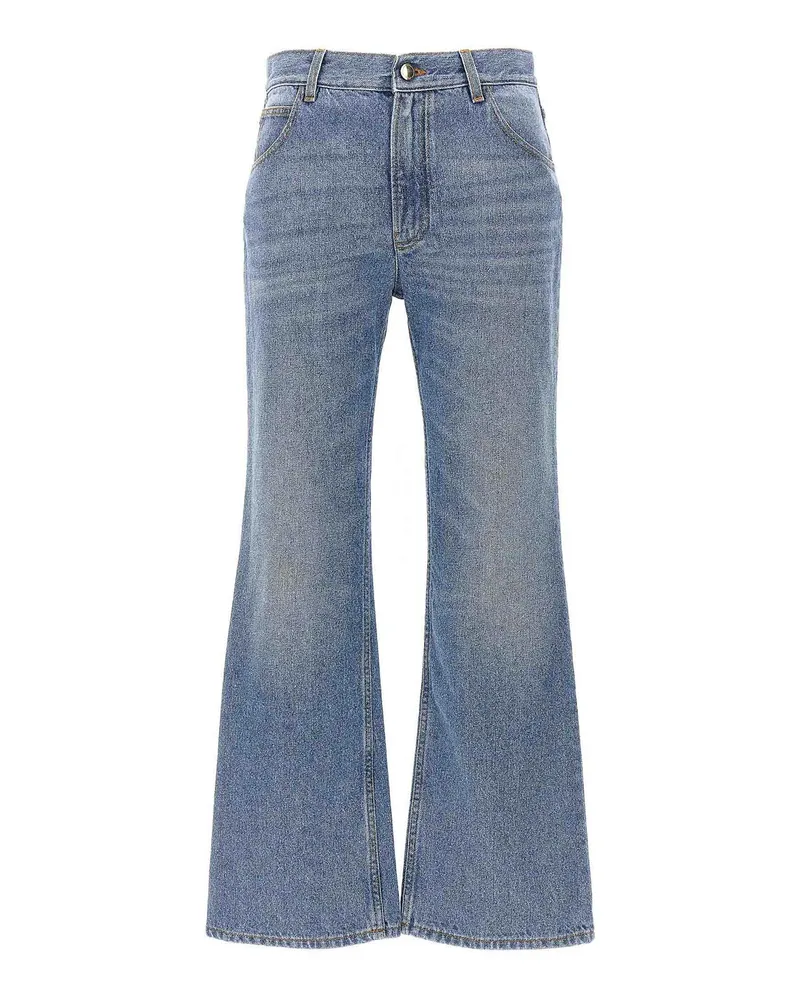 Chloé Straight Leg Jeans - Hellblau Hellblau