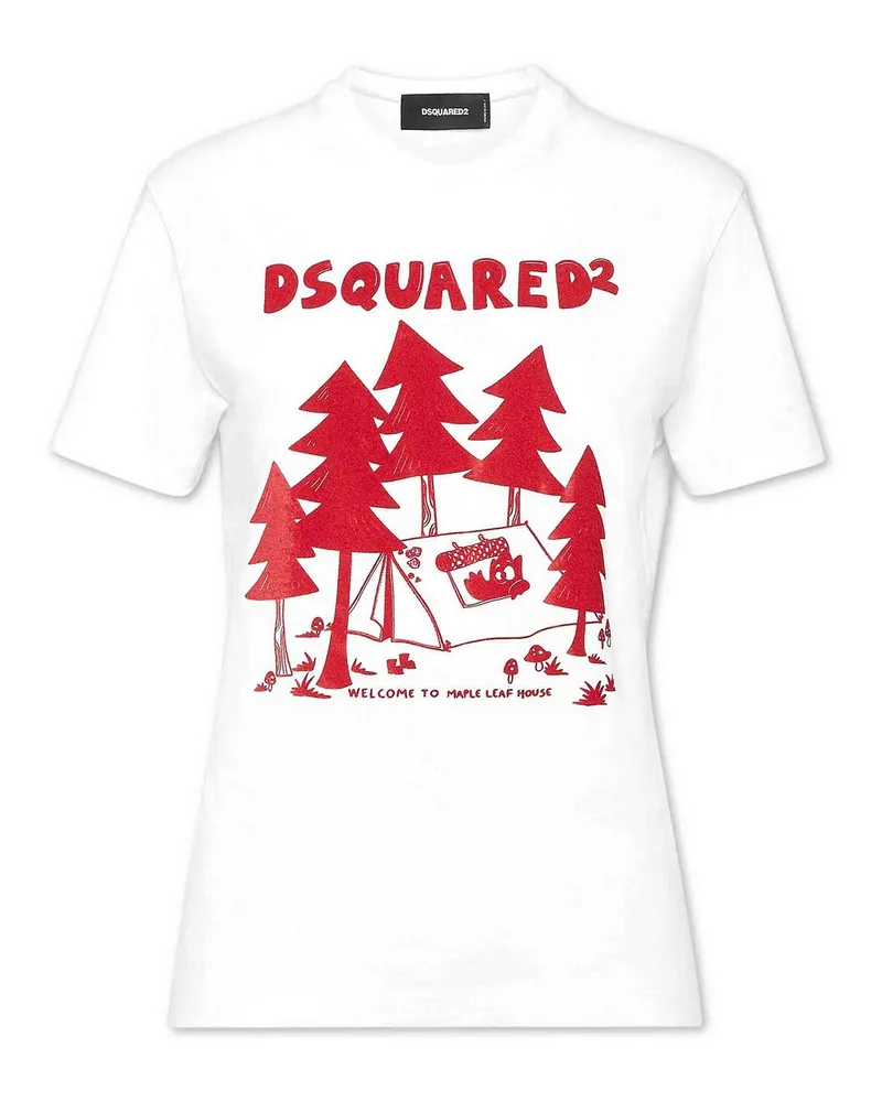 Dsquared2 T-Shirt - Weiß Weiß