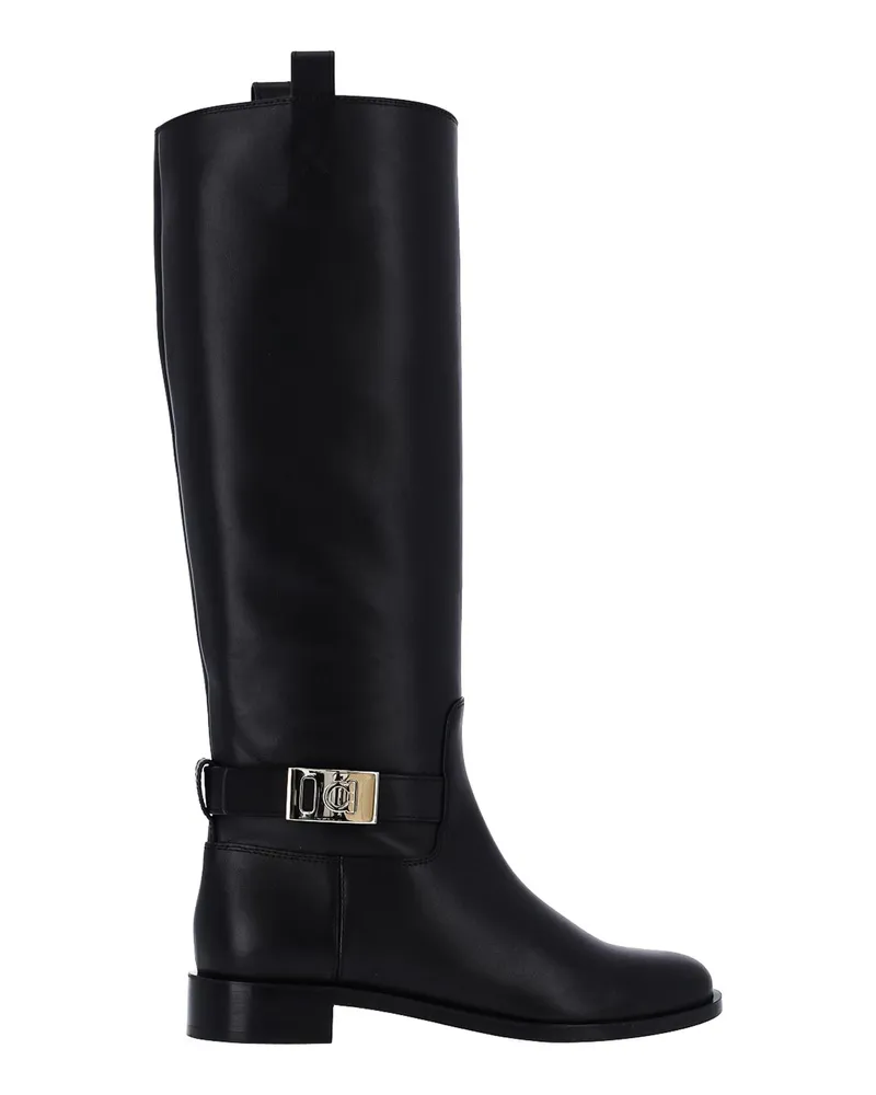 Ferragamo Stiefel - Schwarz Schwarz