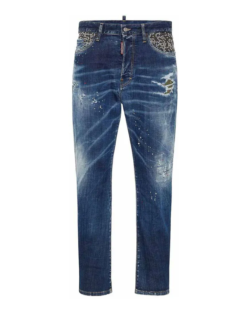 Dsquared2 Bootcut Jeans - Blau Blau