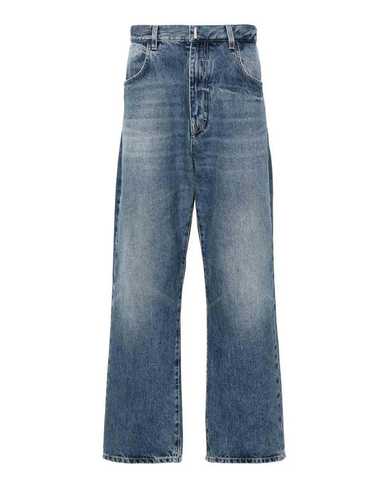 Givenchy Straight Leg Jeans - Blau Blau