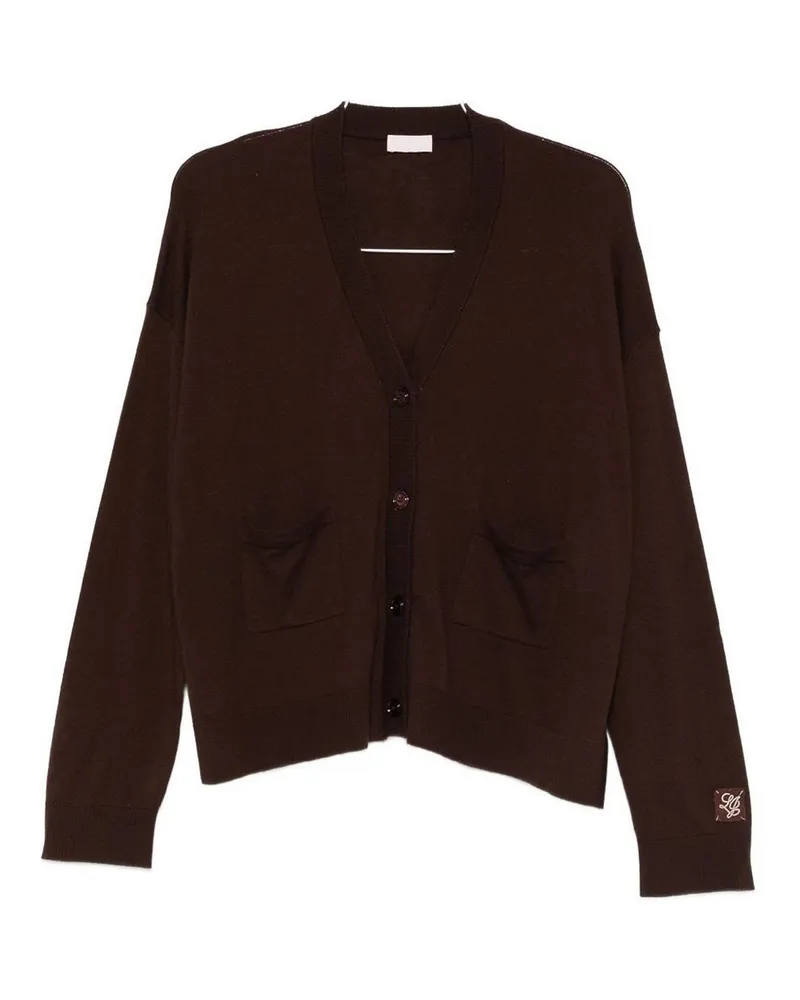 Liu Jo Rundhalspullover - Braun Braun