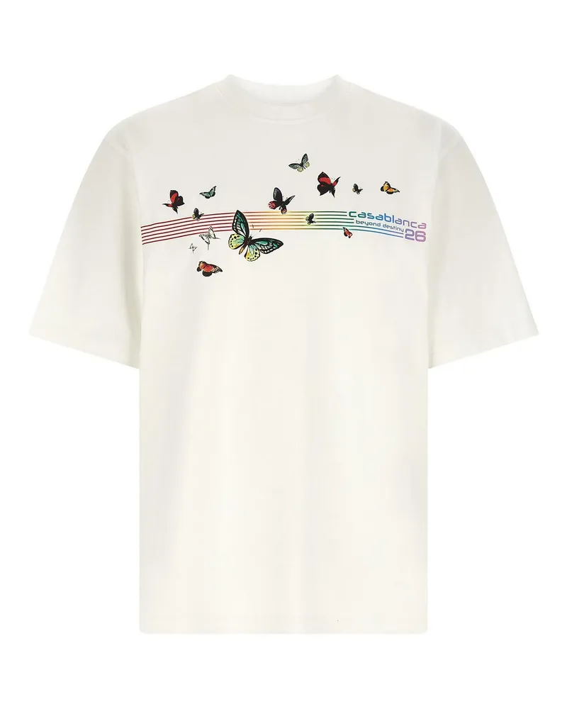 Casablanca Paris T-Shirt - Weiß Weiß
