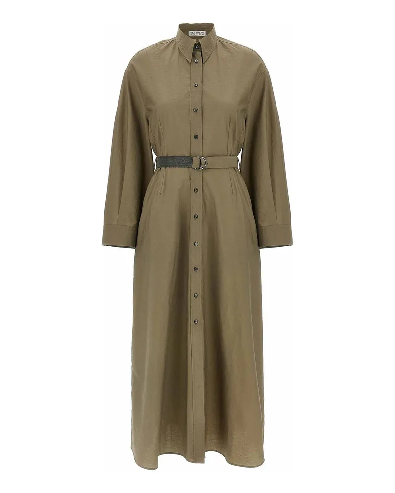 Brunello Cucinelli Knielanges Kleid - Beige Beige
