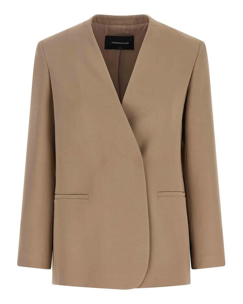 Fabiana Filippi Blazer - Beige Beige