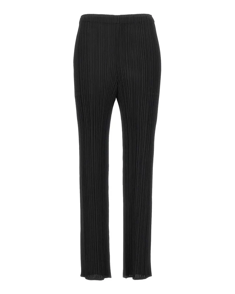 Issey Miyake Casual Hose - Schwarz Schwarz