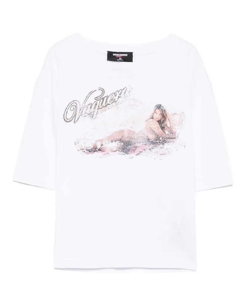 Dsquared2 T-Shirt - Weiß Weiß