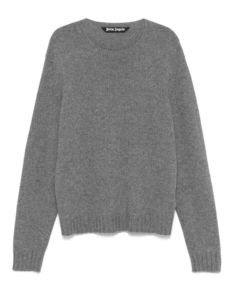 Palm Angels Rundhalspullover - Grau