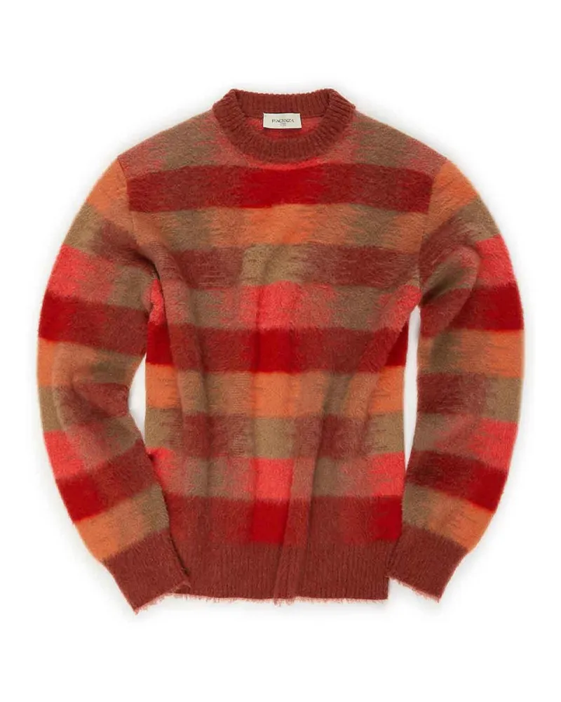 Piacenza Cashmere Rundhalspullover - Rot Rot