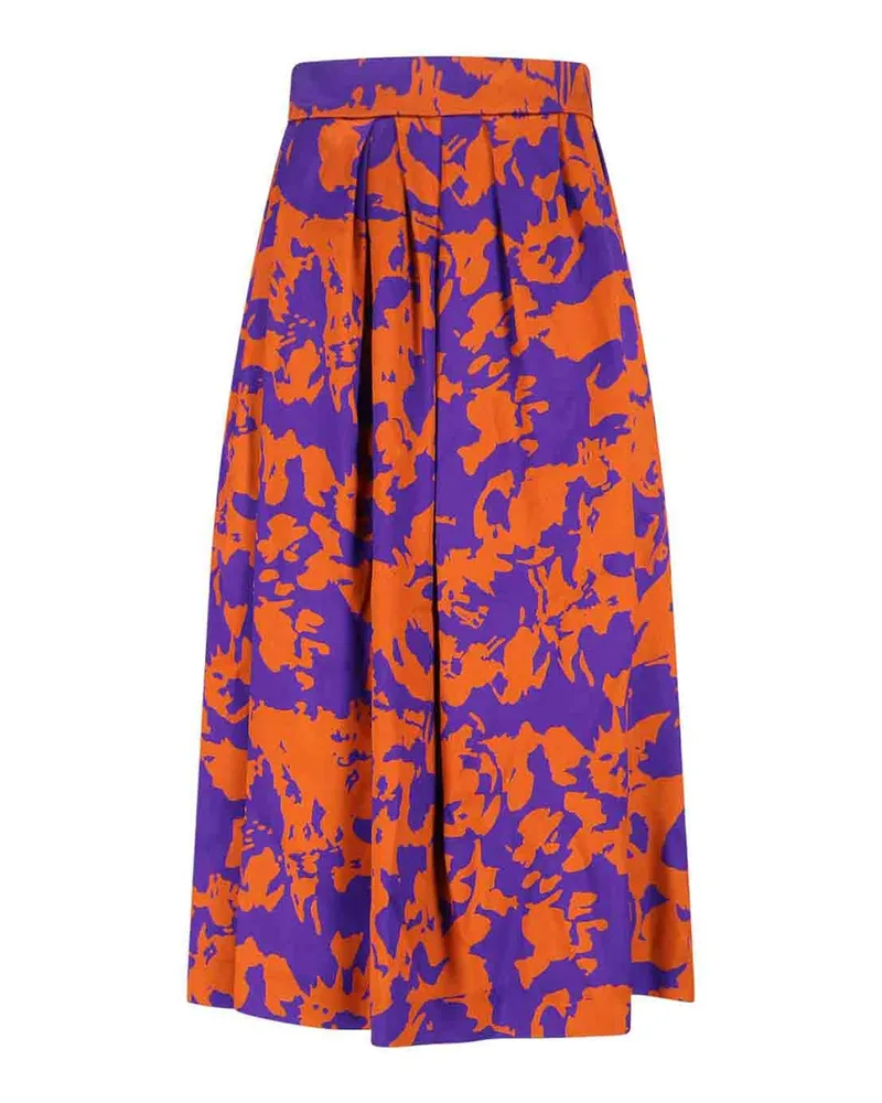 Dries van Noten Midirock - Orange Orange