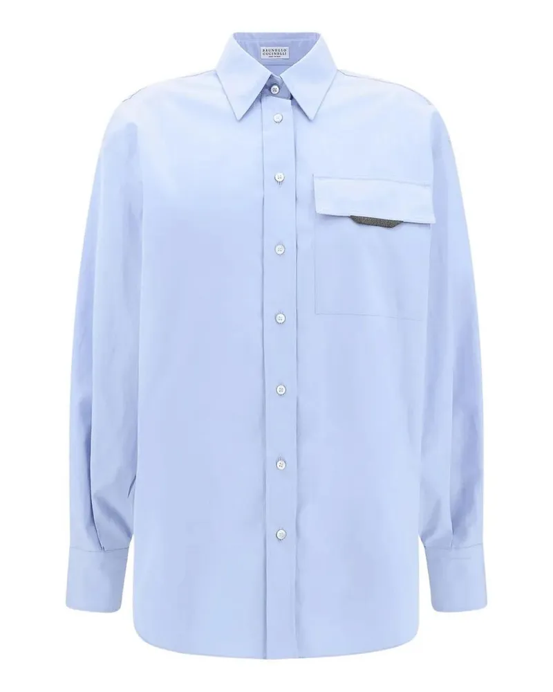 Brunello Cucinelli Hemd - Hellblau Hellblau