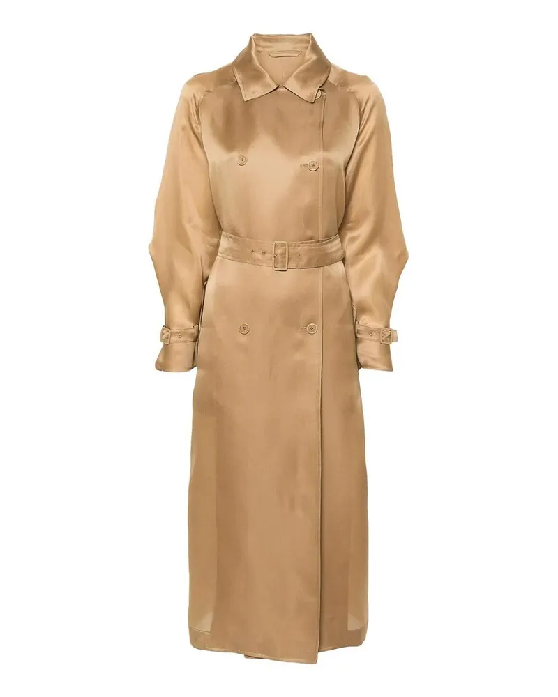 Max Mara Rundhalspullover - Schwarz Braun