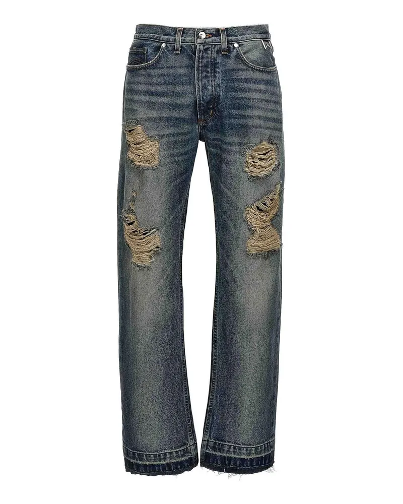 RHUDE Bootcut Jeans - Blau Blau