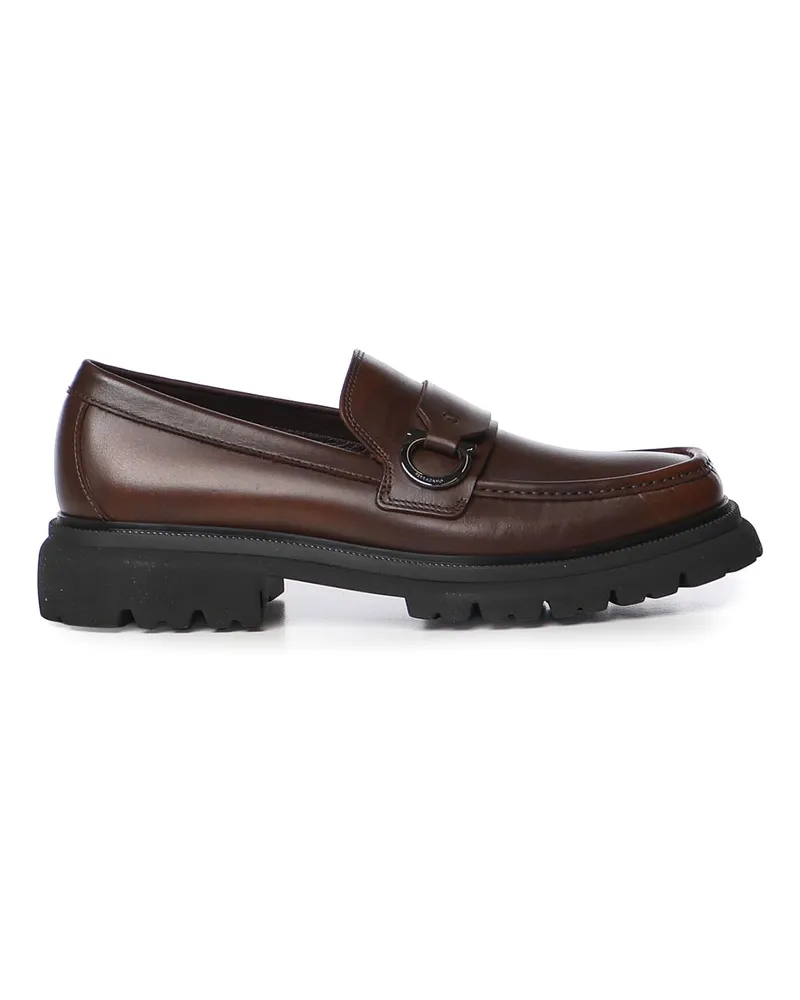 Ferragamo Mokassins - Dunkelbraun Dunkelbraun