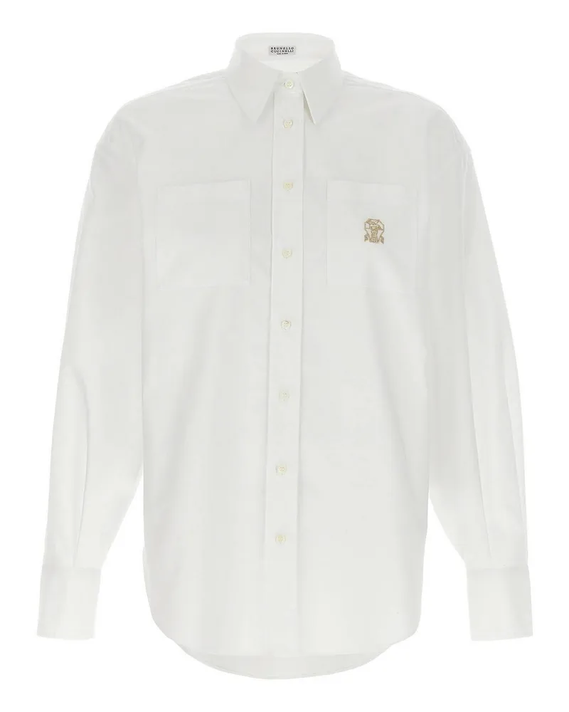 Brunello Cucinelli Hemd - Weiß Weiß