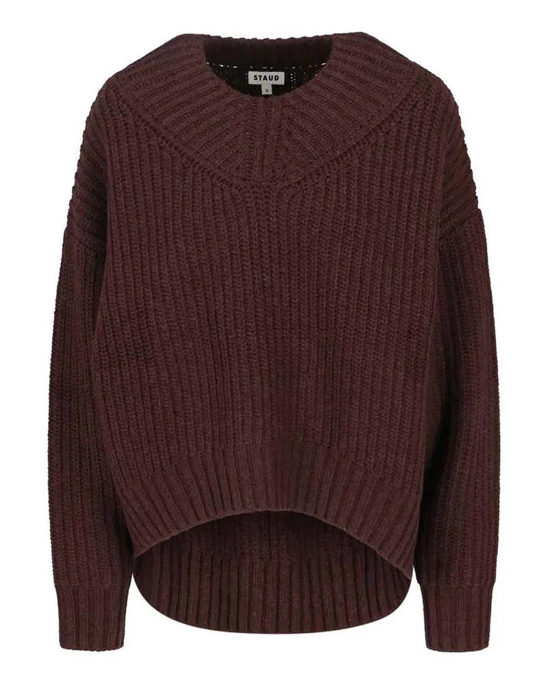 STAUD Rundhalspullover - Braun Braun