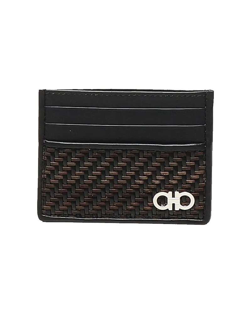 Ferragamo Portemonnaie - Schwarz Schwarz