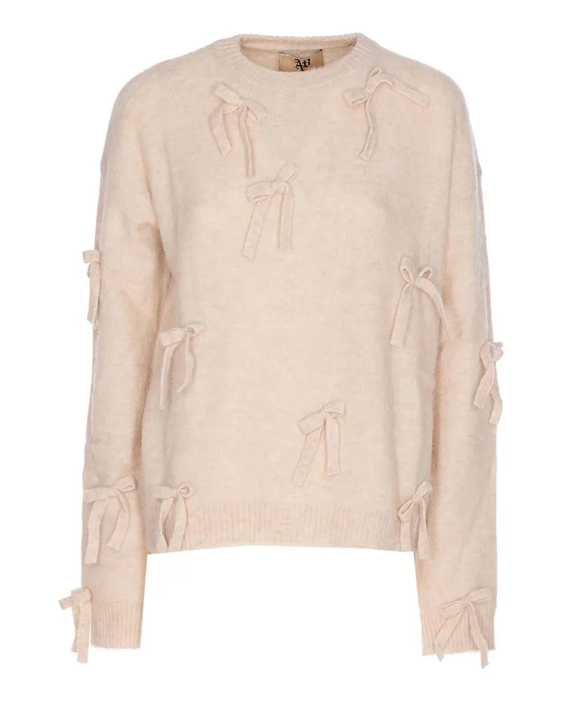 Aniye By Rundhalspullover - Beige Beige