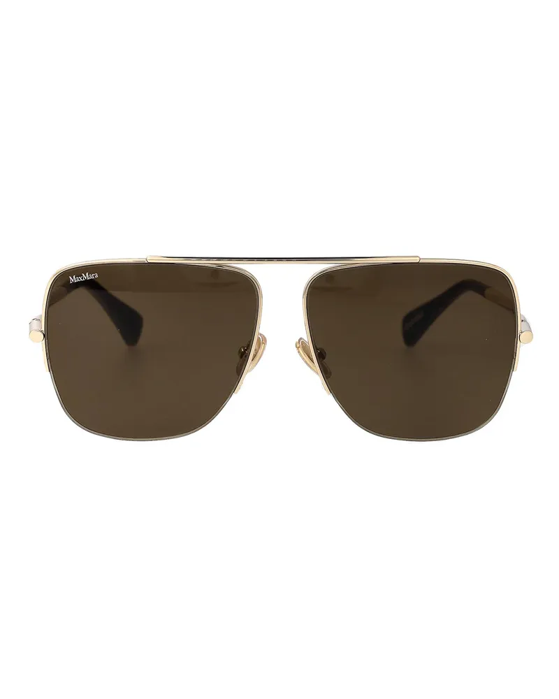 Max Mara Sonnenbrille - Schwarz Schwarz