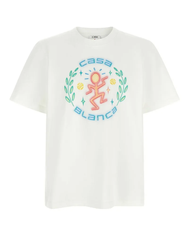 Casablanca Paris T-Shirt - Weiß Weiß