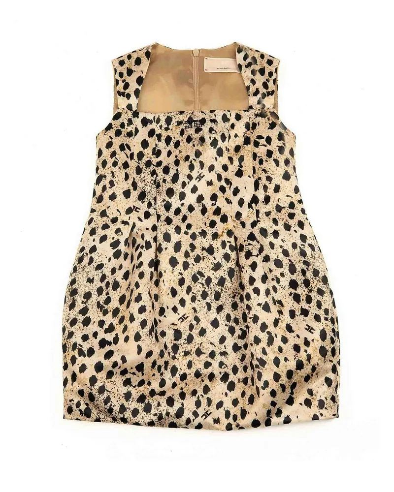 Elisabetta Franchi Knielanges Kleid - Beige Beige