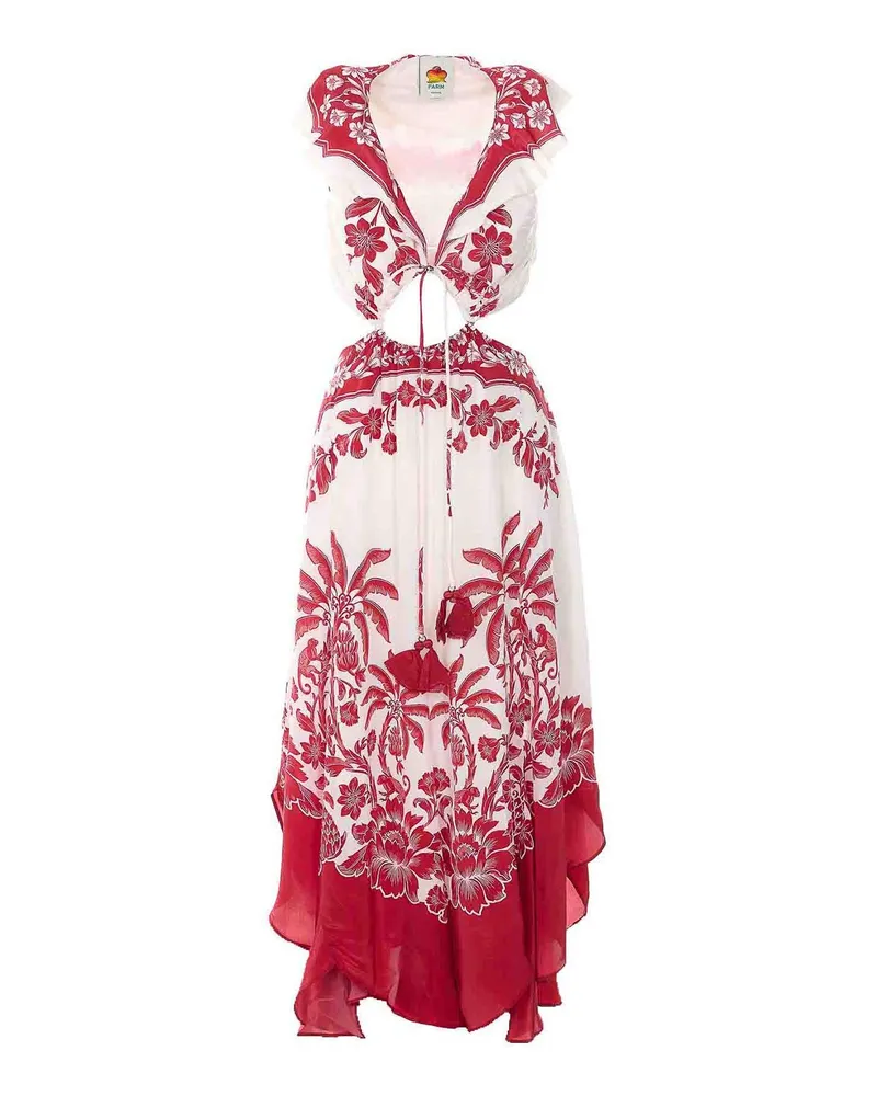 FARM Rio Maxikleid - Rot Rot