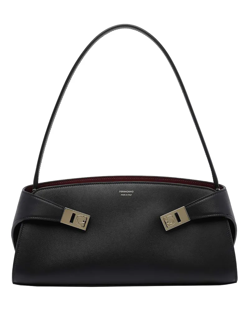 Ferragamo Schultertasche - Schwarz Schwarz