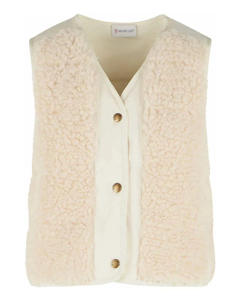 Moncler Weste - Creme Creme