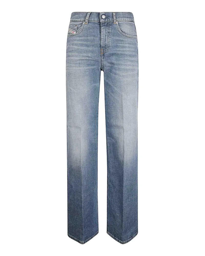 Diesel Straight Leg Jeans - Blau Blau