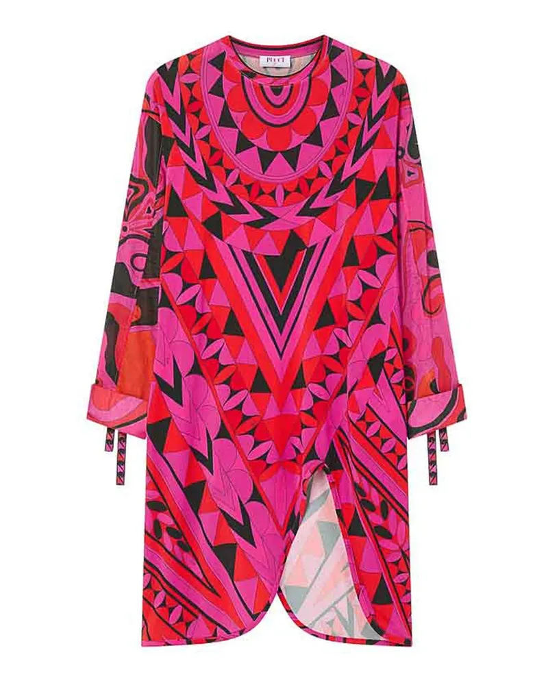 Emilio Pucci Knielanges Kleid - Bunt Bunt