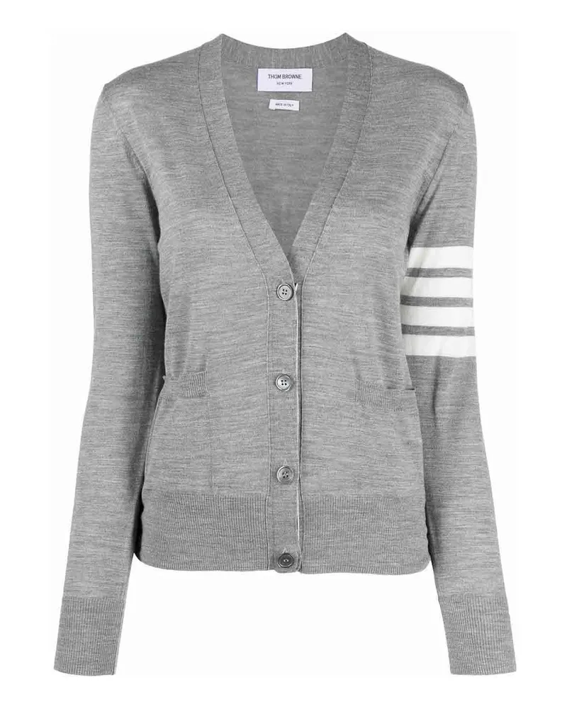 Thom Browne Cardigan - Grau Grau