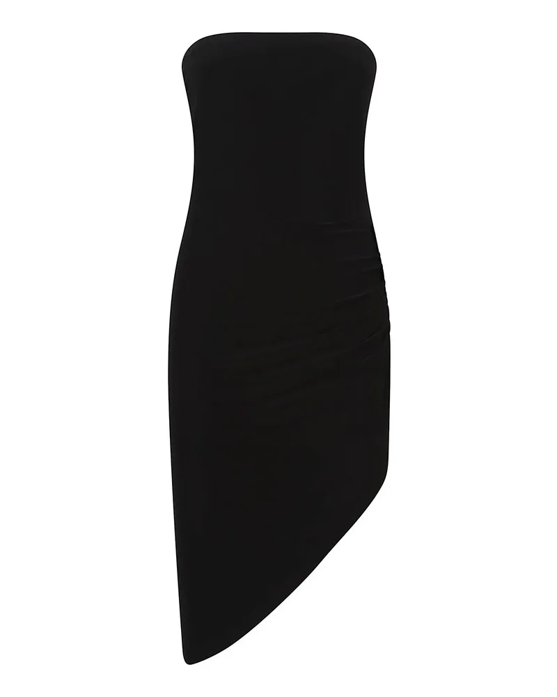Norma Kamali Knielanges Kleid - Schwarz Schwarz