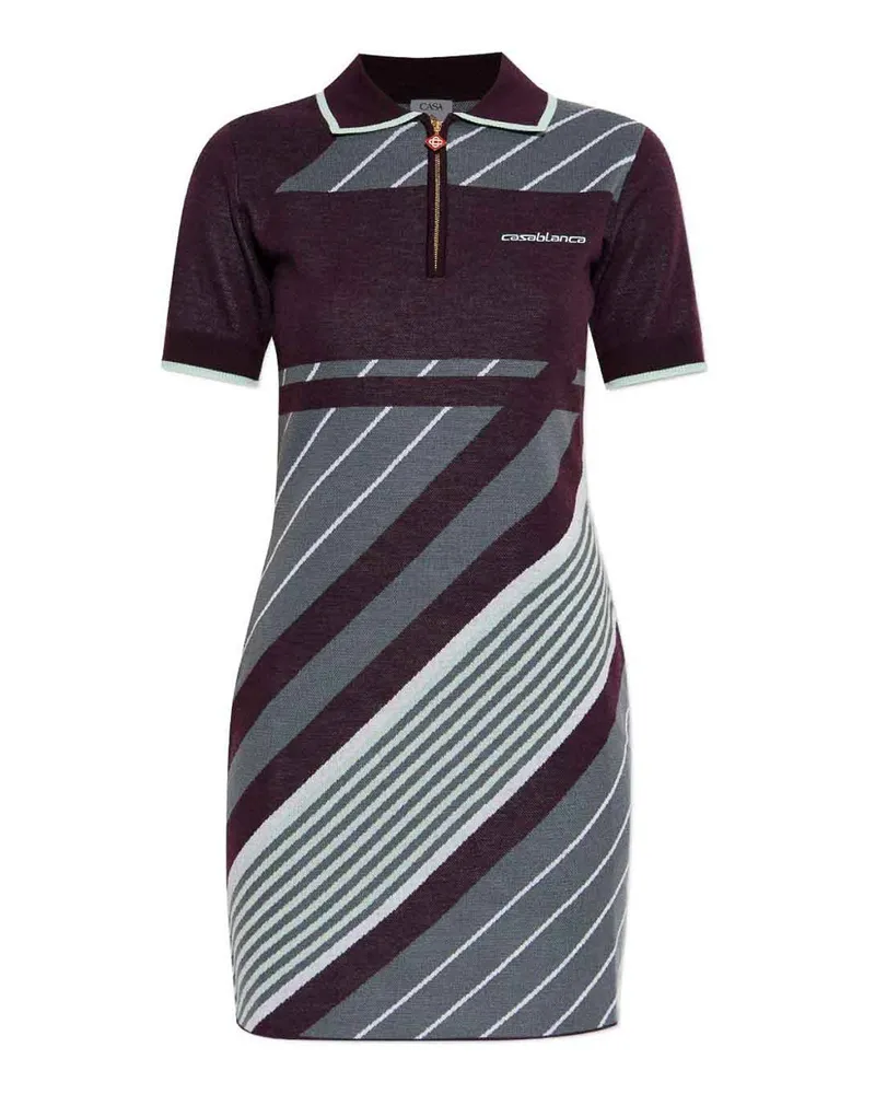 Casablanca Paris Poloshirt - Lila Lila
