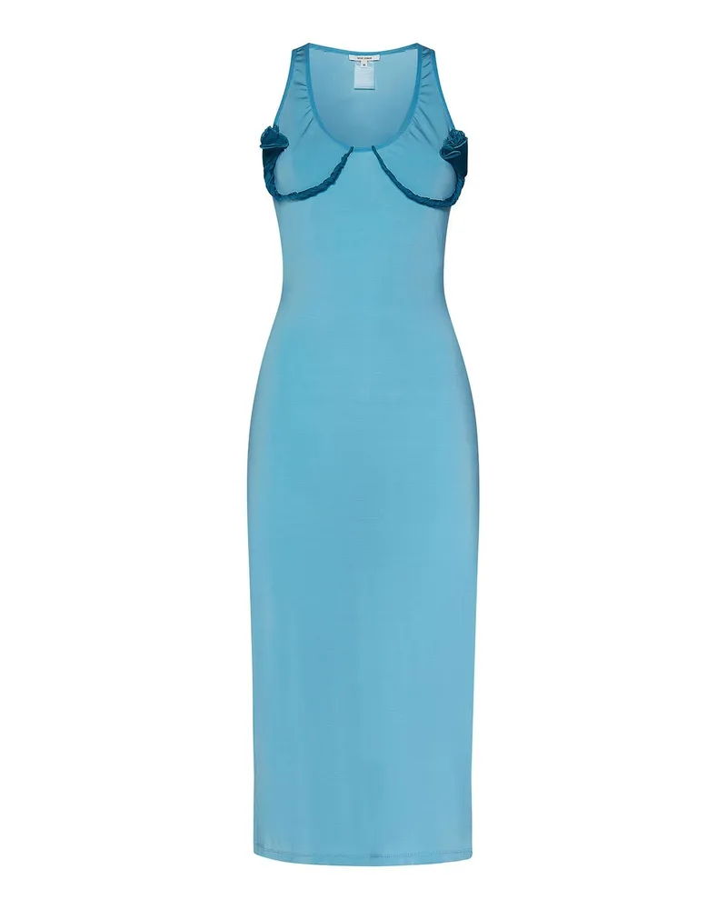 Nensi Dojaka Knielanges Kleid - Blau Blau