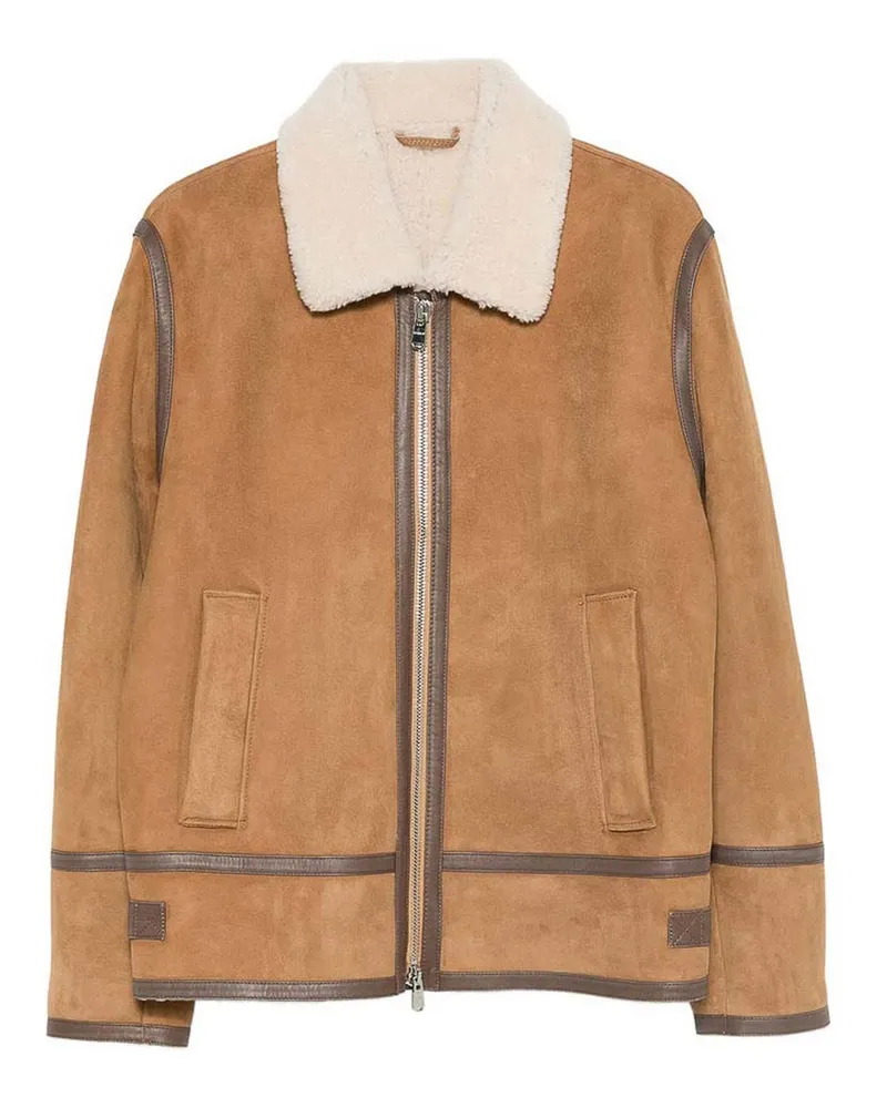 Dondup Lederjacke - Braun Braun