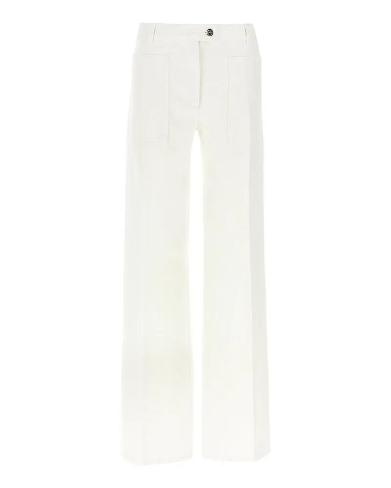 Ferragamo Bootcut Jeans - Weiß Weiß