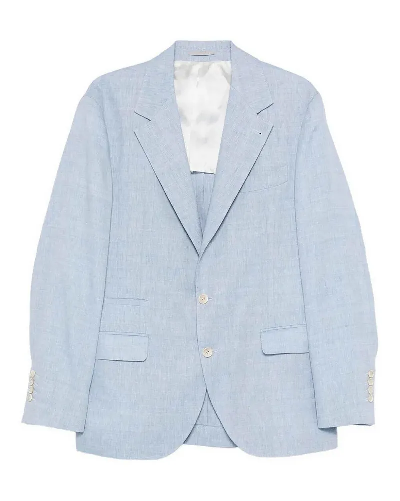 Brunello Cucinelli Blazer - Hellblau Hellblau