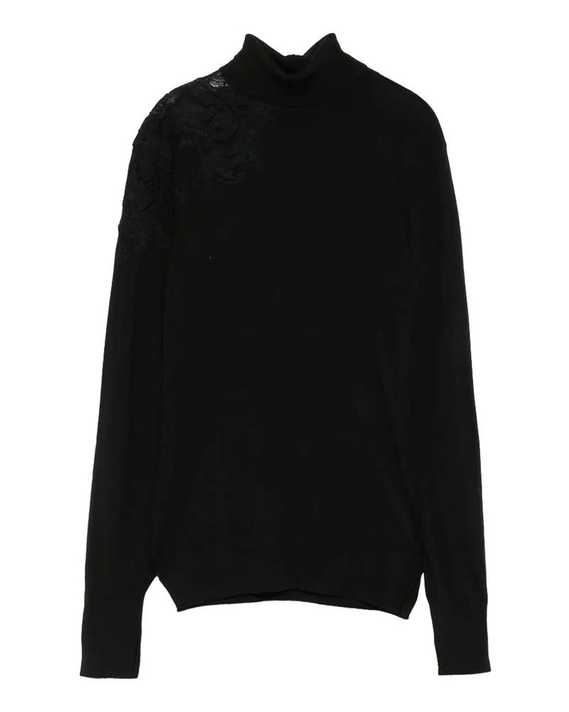 Ermanno Scervino Rollkragenpullover - Schwarz Schwarz