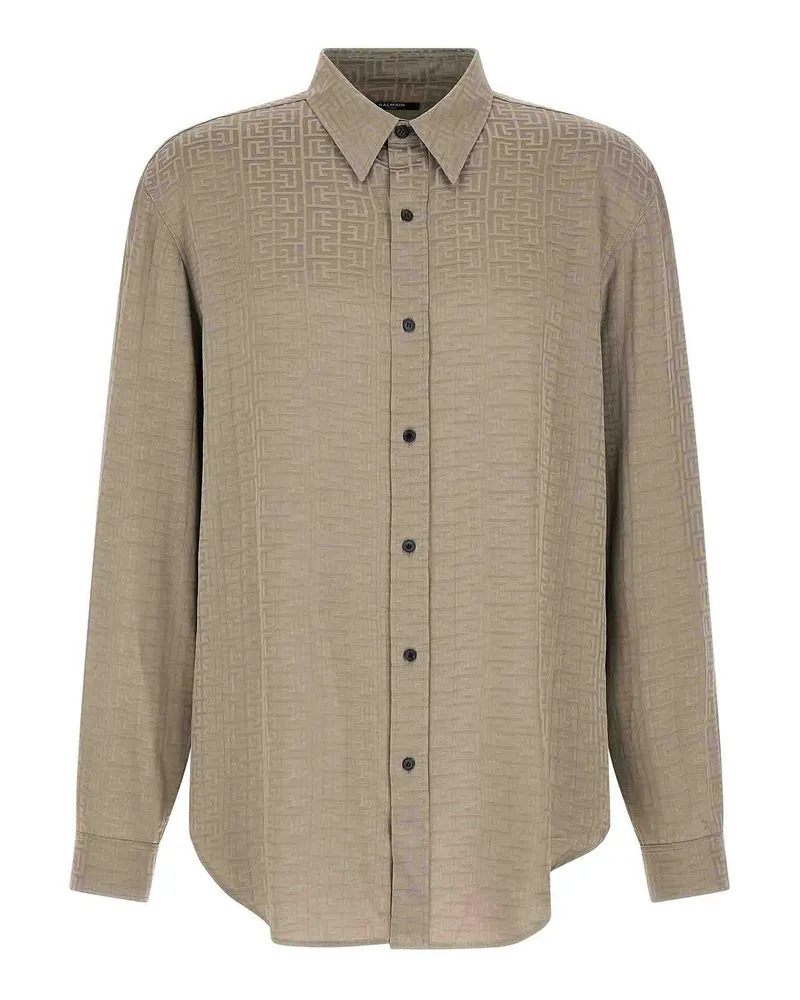 Balmain Hemd - Grau Grau