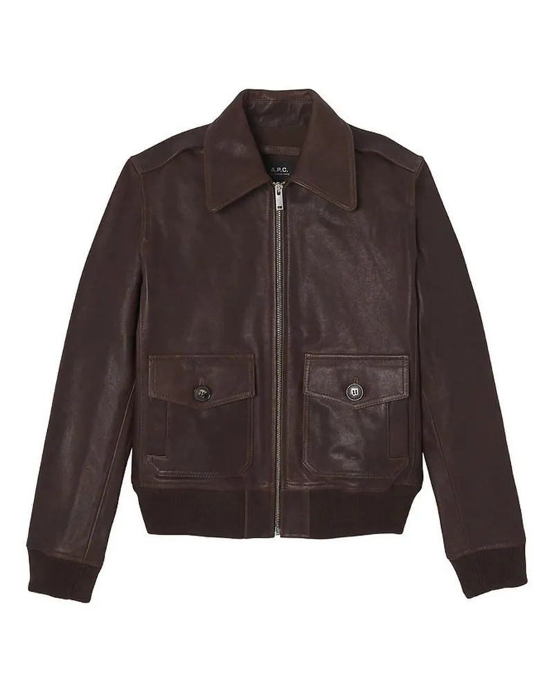 A.P.C. A. P.C. Knielanger Mantel - Braun Braun