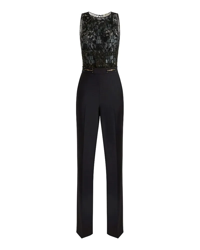 Elisabetta Franchi Jumpsuit - Schwarz Schwarz
