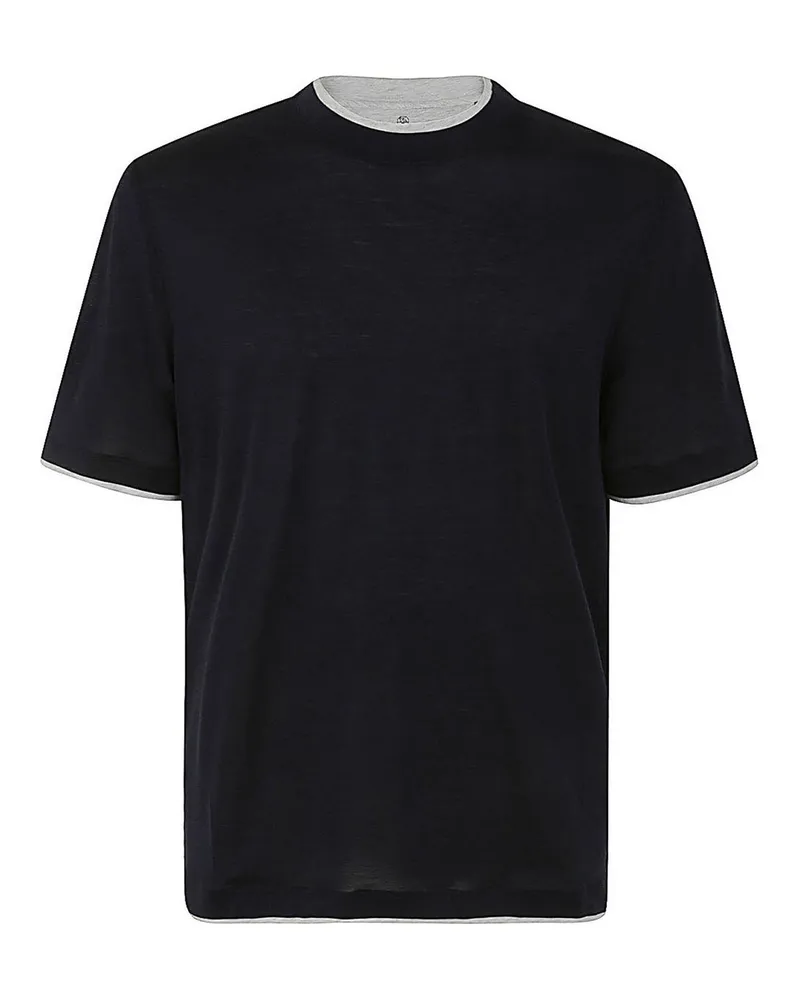 Brunello Cucinelli T-Shirt - Blau Blau