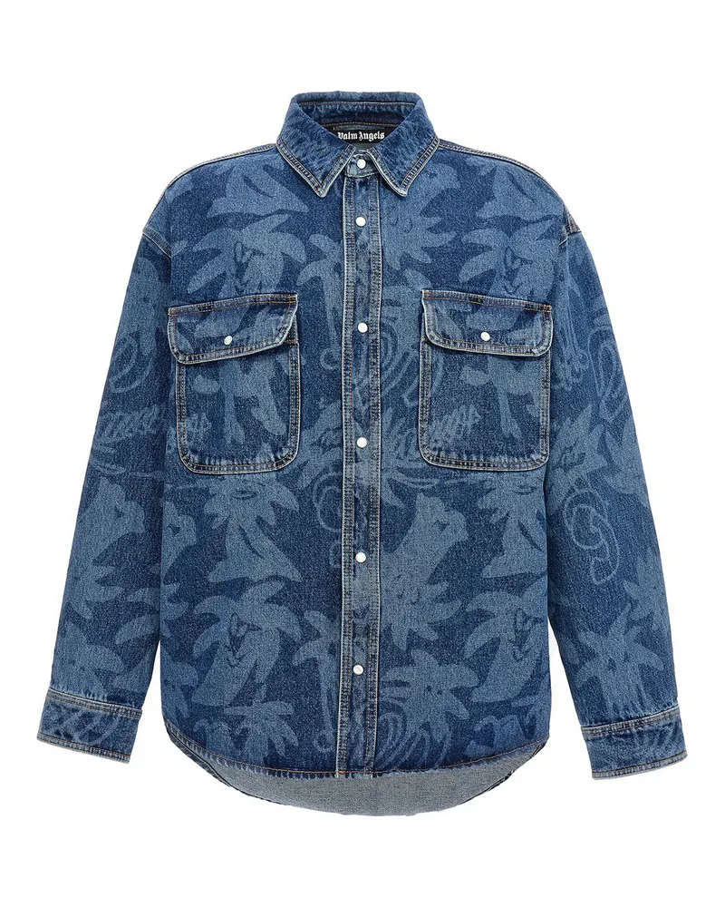 Palm Angels Parka - Blau Blau