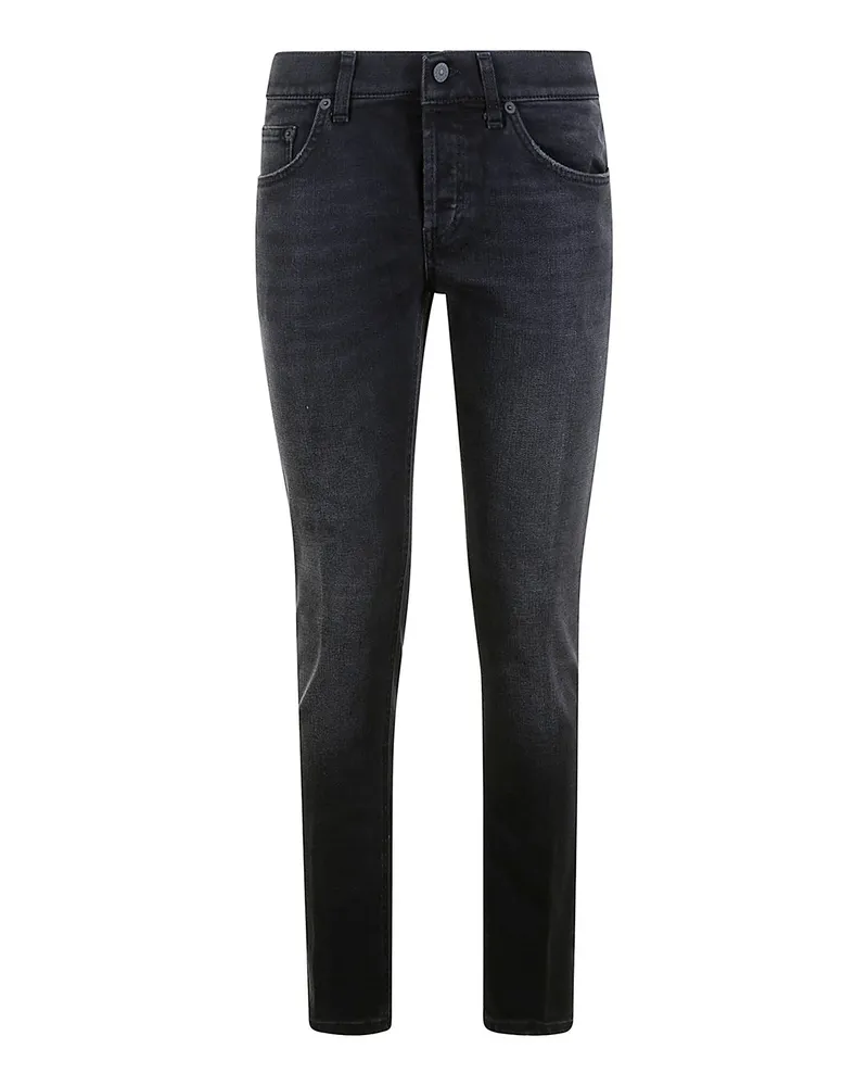 Dondup Straight Leg Jeans - Schwarz Schwarz