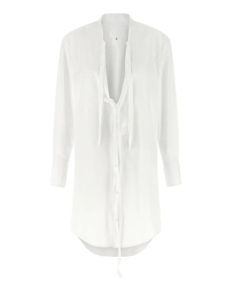 Maison Margiela Knielanges Kleid - Weiß Weiß