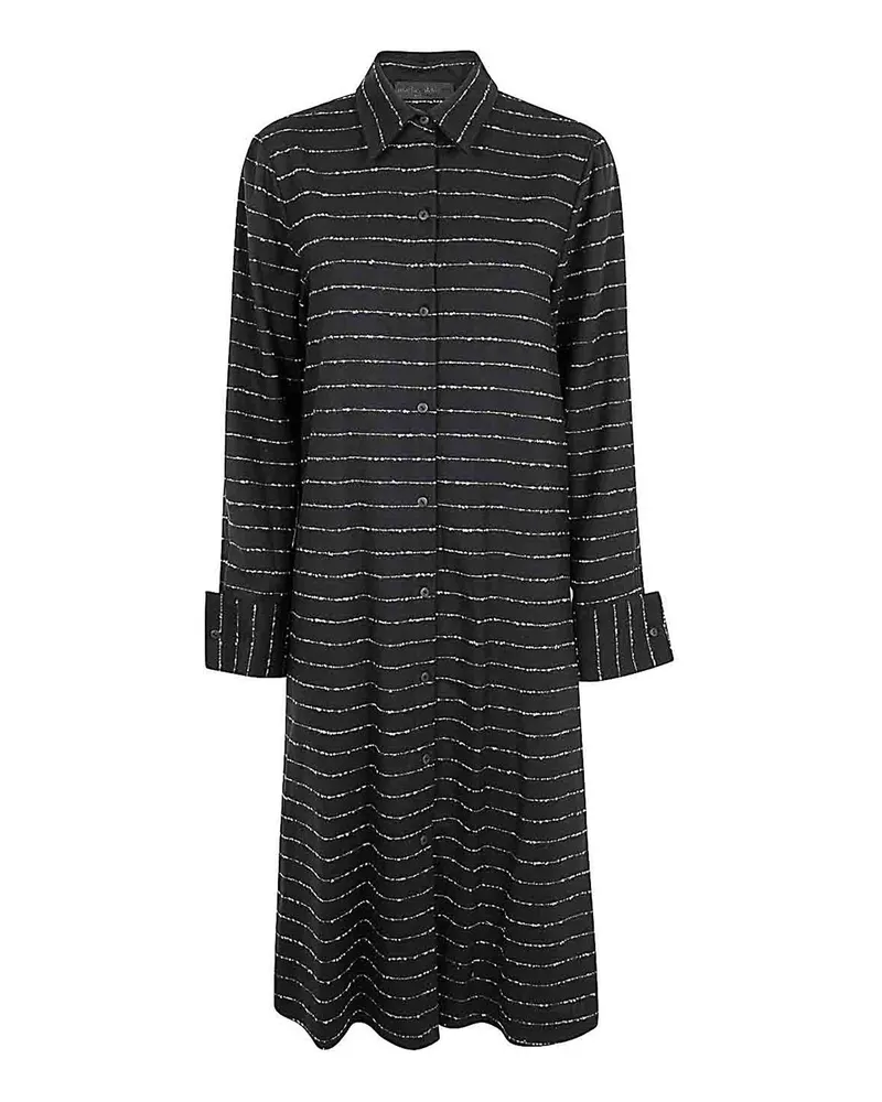 Maria Calderara Knielanges Kleid - Schwarz Schwarz