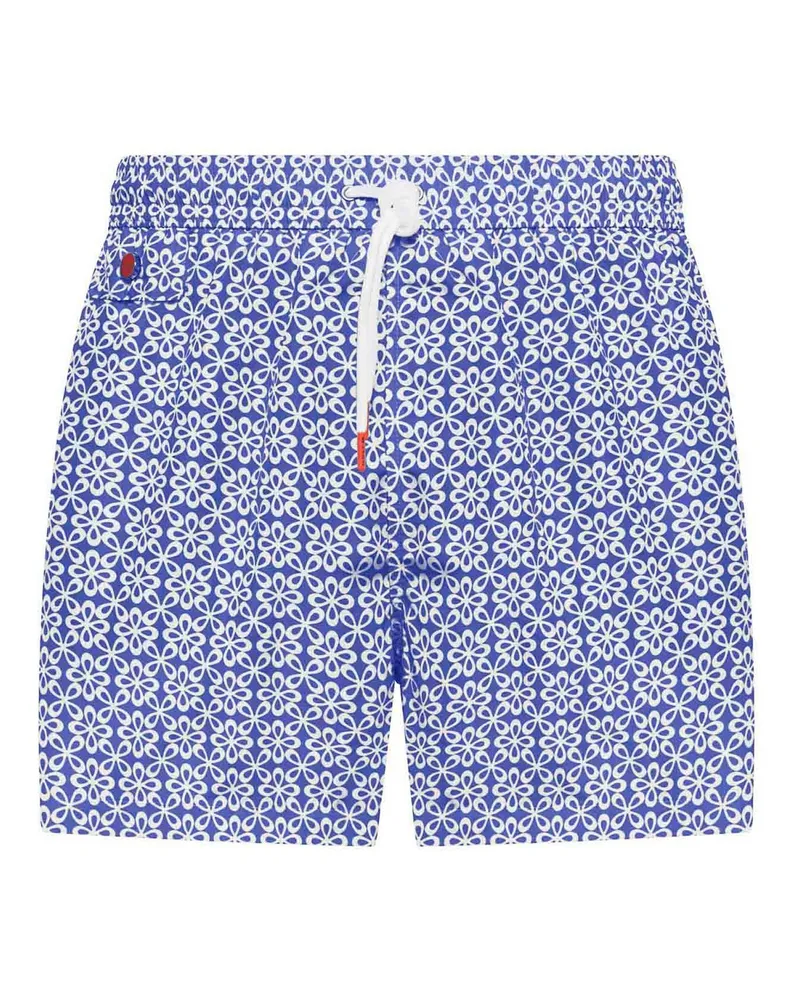 Kiton Badeanzug - Blau Blau