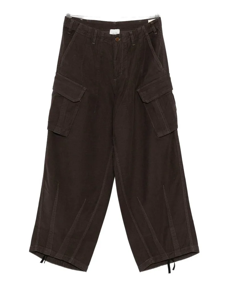 ALYSI Casual Hose - Dunkelbraun Dunkelbraun