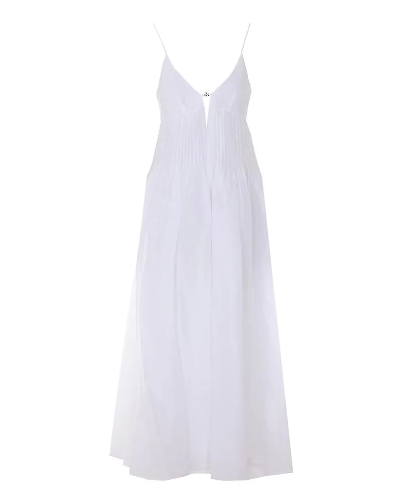 Tory Burch Knielanges Kleid - Weiß Weiß